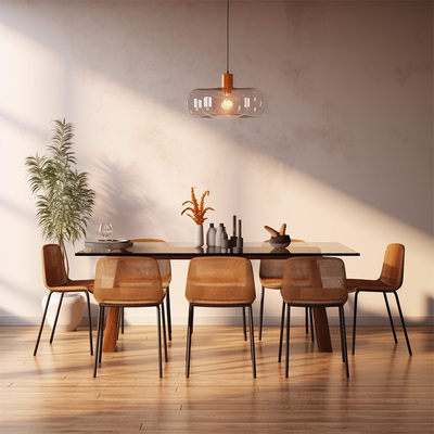 会议桌长桌简约现代轻奢长条桌椅组合大型办公室简易长桌子工作台