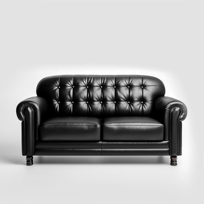 奶油风小户型客厅布艺沙发现代简约网红ins民宿公寓直排双人沙发