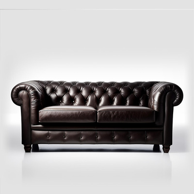 全真皮沙发轻奢极简直排三人位简约现代小户型客厅奶油风牛皮组合