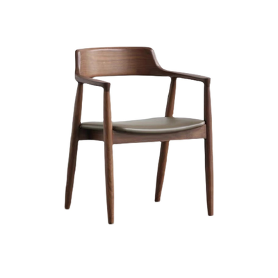 简约总统休闲椅子餐厅洽谈书桌椅广岛椅靠背办公家用北欧